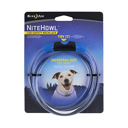 NiteHowl LED Safety Necklace Blue