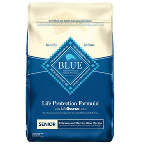 Blue Buffalo Life Protection Chicken & Brown Rice Recipe Senior Dry Dog Food