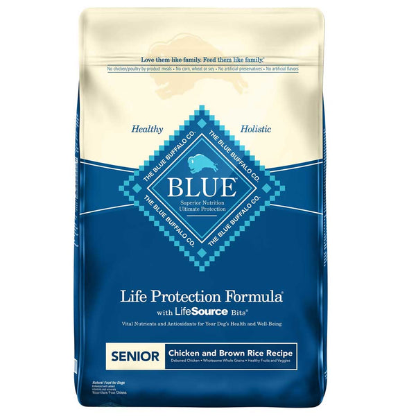 Blue Buffalo Life Protection Chicken & Brown Rice Recipe Senior Dry Dog Food