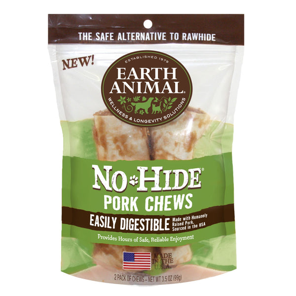 Earth Animal No-Hide Pork 4" 2 pk