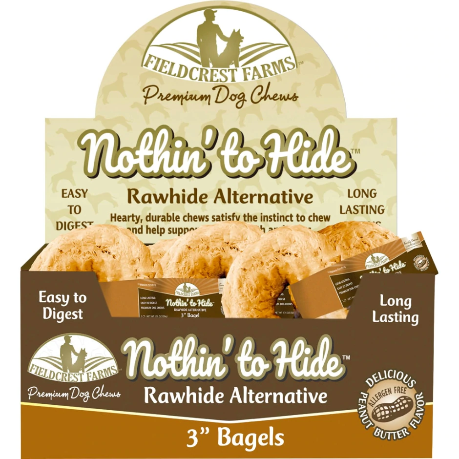 Fieldcrest Farms Nothin to Hide Rawhide Alternative Peanut Butter Bag