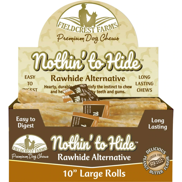 Fieldcrest Farms Nothin' to Hide Rawhide Alternative Peanut Butter Roll