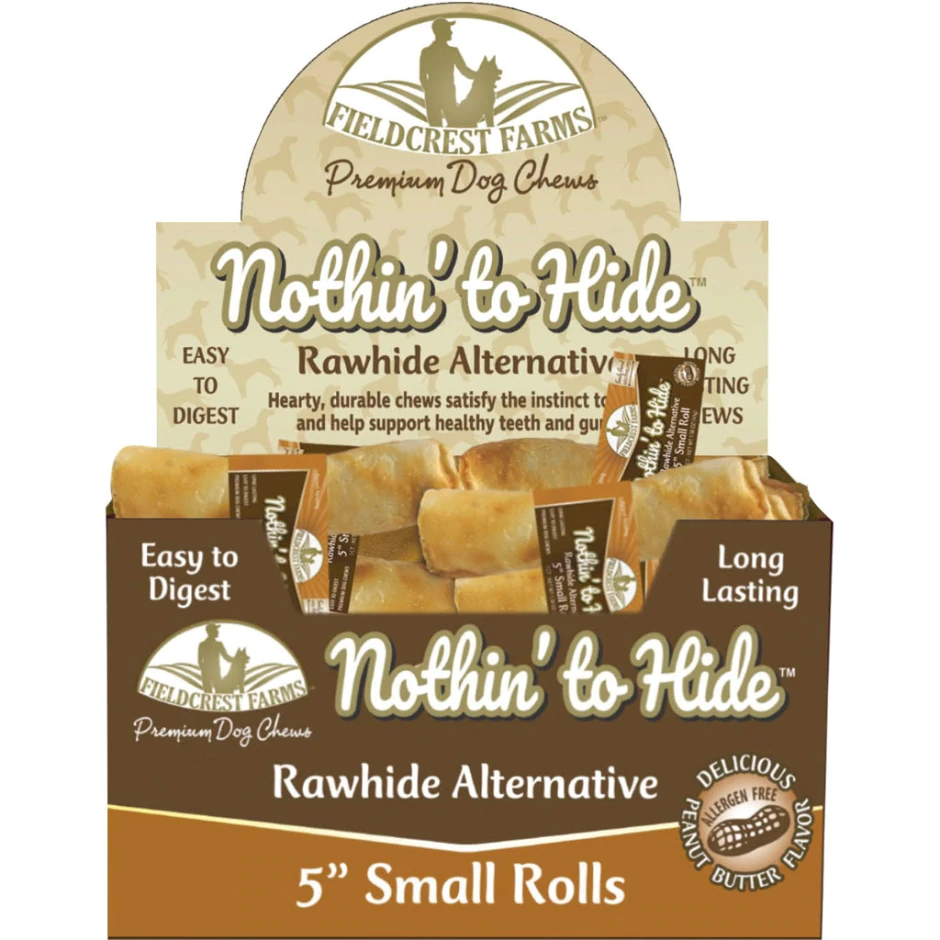 Fieldcrest Farms Nothin' to Hide Rawhide Alternative Peanut Butter Roll
