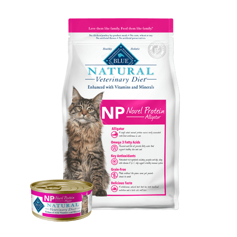 Blue Buffalo BLUE Natural Veterinary Diet NP Novel Protein Alligator Dry Cat Food