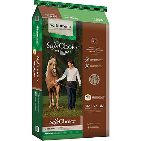Nutrena SafeChoice Original Pelleted Horse Feed