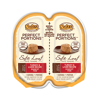 Nutro Perfect Portions Soft Loaf Turkey & Liver Recipe Wet Cat Food
