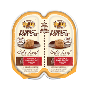 Nutro Perfect Portions Soft Loaf Turkey & Liver Recipe Wet Cat Food