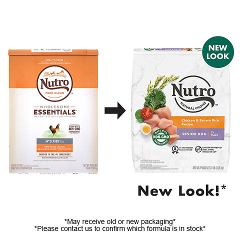 Nutro Natural Choice Senior Chicken & Brown Rice Recipe Dry Dog Food
