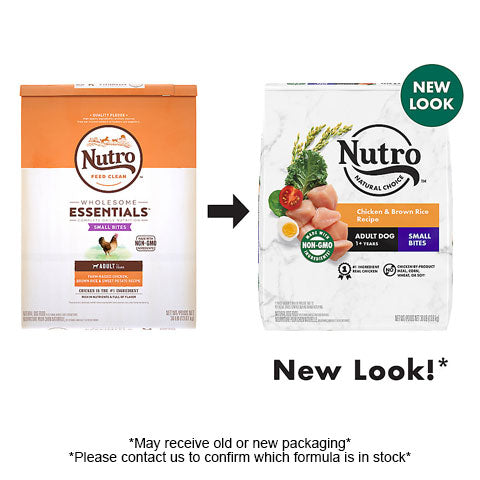 Nutro Natural Choice Adult Small Bite Chicken & Brown Rice Recipe Dry Dog Food