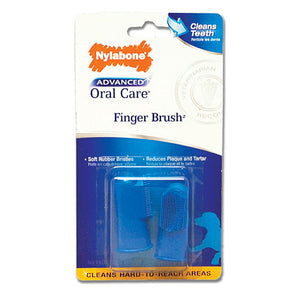 Nylabone Advanced Oral Care Finger Brush 2 pk