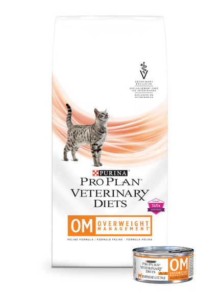 Purina Pro Plan Veterinary Diet OM Overweight Management Feline Formula Dry Cat Food at NJPetSupply.com
