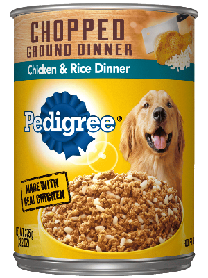 PEDIGREE Chopped Ground Dinner with Chicken and Rice Wet Dog Food