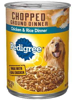 PEDIGREE Chopped Ground Dinner with Chicken and Rice Wet Dog Food