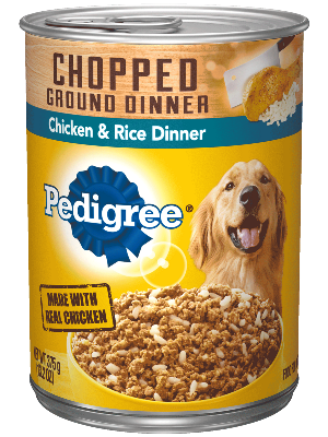 PEDIGREE® Chopped Ground Dinner with Chicken and Rice Wet Dog Food