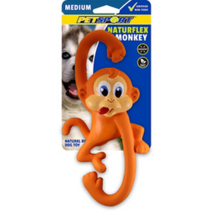 Petsport NaturFlex Monkey Squeek Toy
