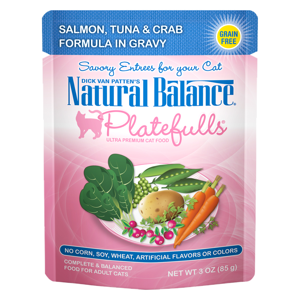 Natural Balance Platefulls Indoor Chicken & Chicken Liver Formula in Gravy Wet Cat Food