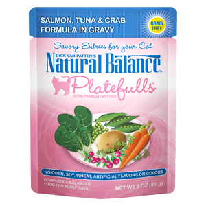 Natural Balance Platefulls Indoor Chicken & Chicken Liver Formula in Gravy Wet Cat Food