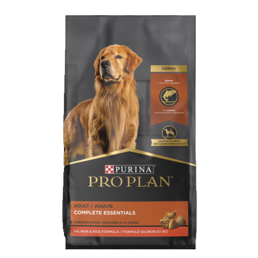 Pro Plan Adult Complete Essentials Shredded Blend Salmon & Rice Formula Dry Dog Food