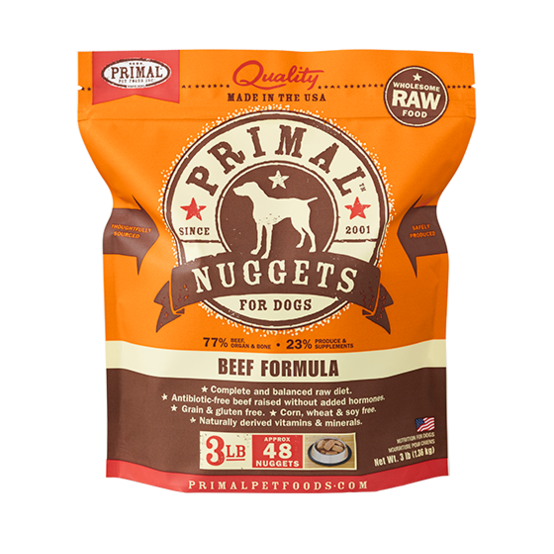 Primal Frozen Beef Nuggets
