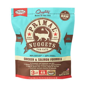 Primal Cat Frozen Chicken & Salmon Nuggets