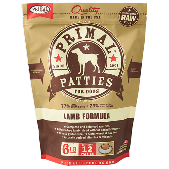 Primal Frozen Lamb Patties