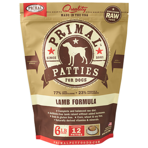 Primal Frozen Lamb Patties Free NJ Local Delivery