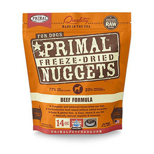 PrimalFreeze Dried Nuggets Beef