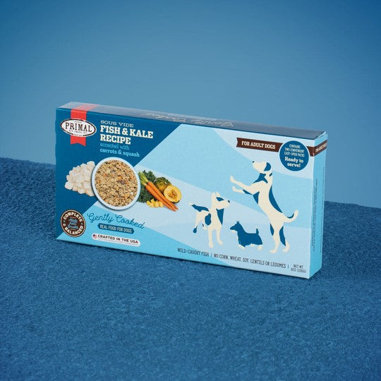 Primal Gently Cooked Fish & Kale Recipe Dog Food