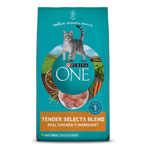 Purina One Tender Selects Blend Chicken Dry Cat Food - SPECIAL ORDER