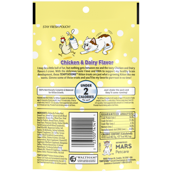 Temptations Kitten Chicken & Dairy Cat Treats