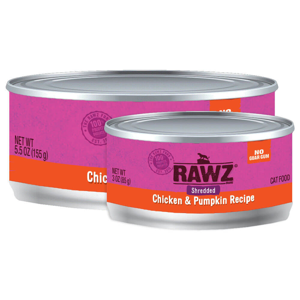 RAWZ Shredded Chicken & Pumpkin Wet Cat Food