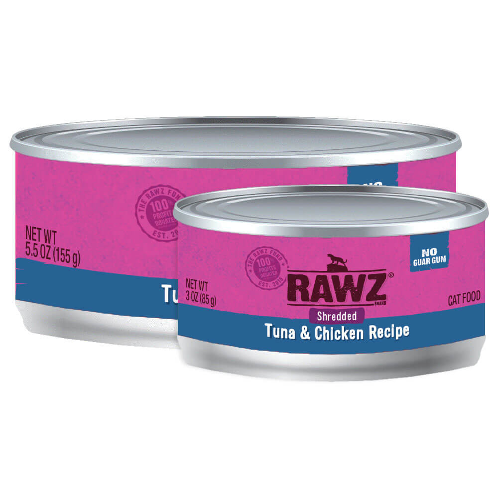 RAWZ Shredded Tuna & Chicken Wet Cat Food
