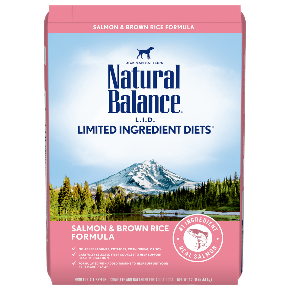 Natural Balance LID Salmon & Brown Rice Dry Dog Food