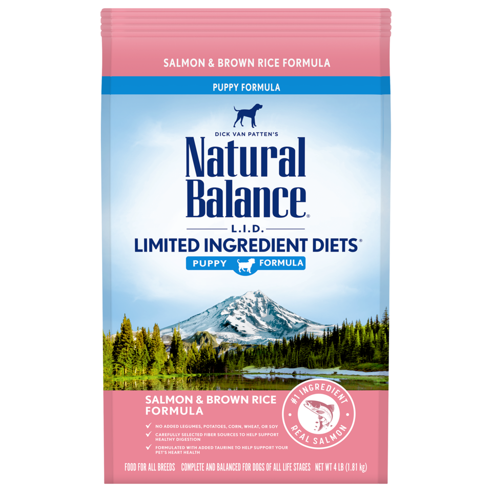 Natural Balance LID Salmon & Brown Rice Dry Puppy Food 