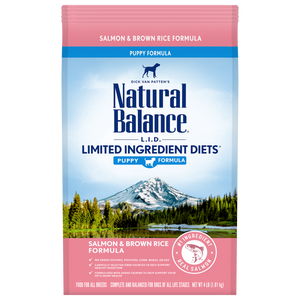 Natural Balance LID Salmon & Brown Rice Dry Puppy Food 