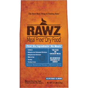 FREE NATIONWIDE SHIPPING RAWZ Meal Free Salmon Chicken Whitefish