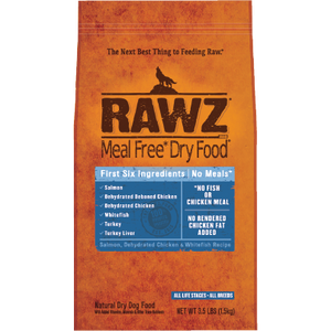 RAWZ Meal Free Salmon, Chicken, and Whitefish Dry Dog Food