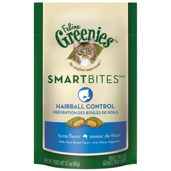 Greenies Feline Smart Bites Hairball Control Tuna