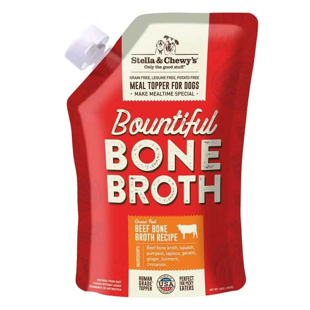 Stella & Chewy's Bountiful Bone Broth Grass-Fed Beef Recipe Wet Dog Food