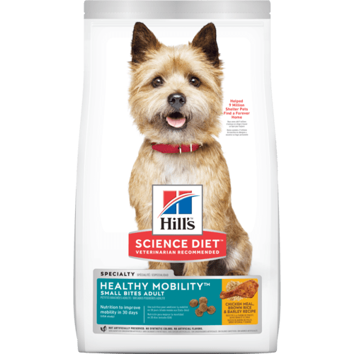 Science Diet Adult Healthy Mobility Small Bites Chicken Meal, Brown Rice & Barley Dry Dog Food