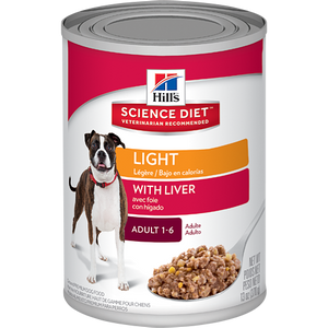 Science Diet 12 pk 13 oz. Adult Light with Liver