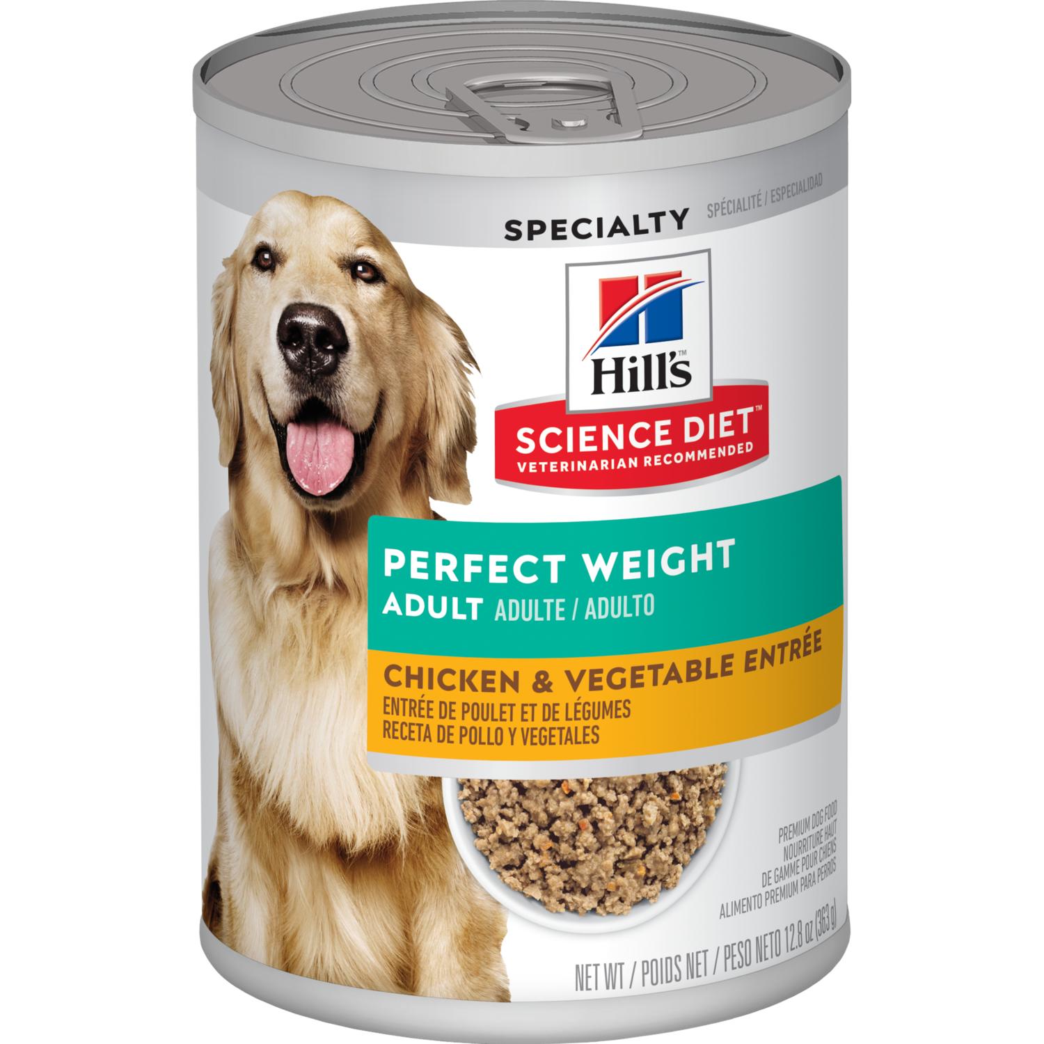 Science Diet Adult Perfect Weight Chicken & Vegetable Entrée Wet Dog Food