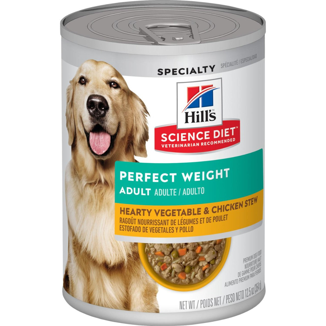 Science Diet Adult Perfect Weight Hearty Vegetable & Chicken Stew Wet Dog Food
