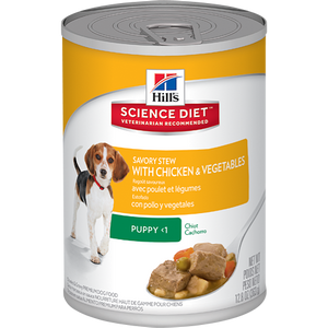 Science Diet 12 pk 13 oz. Puppy Savory Stew with Chicken & Vegetables