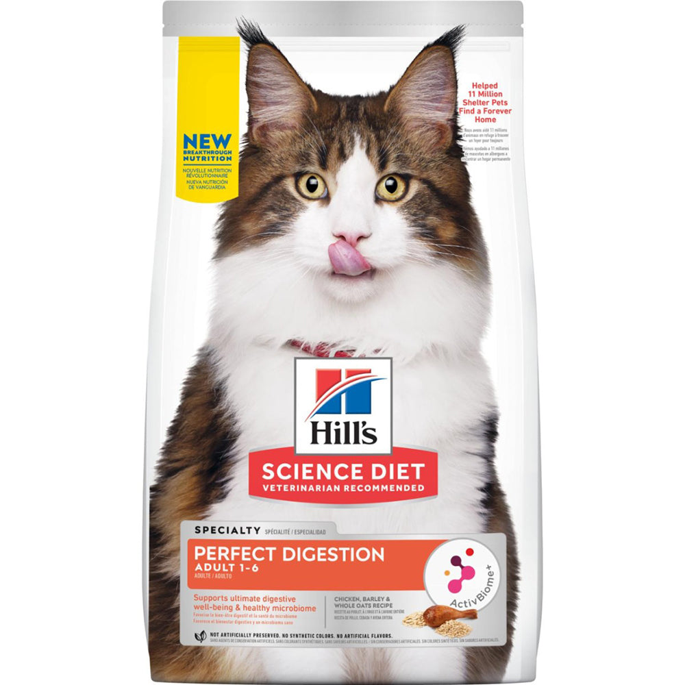 Science Diet Adult Perfect Digestion Chicken, Barley & Whole Oats Recipe Dry Cat Food
