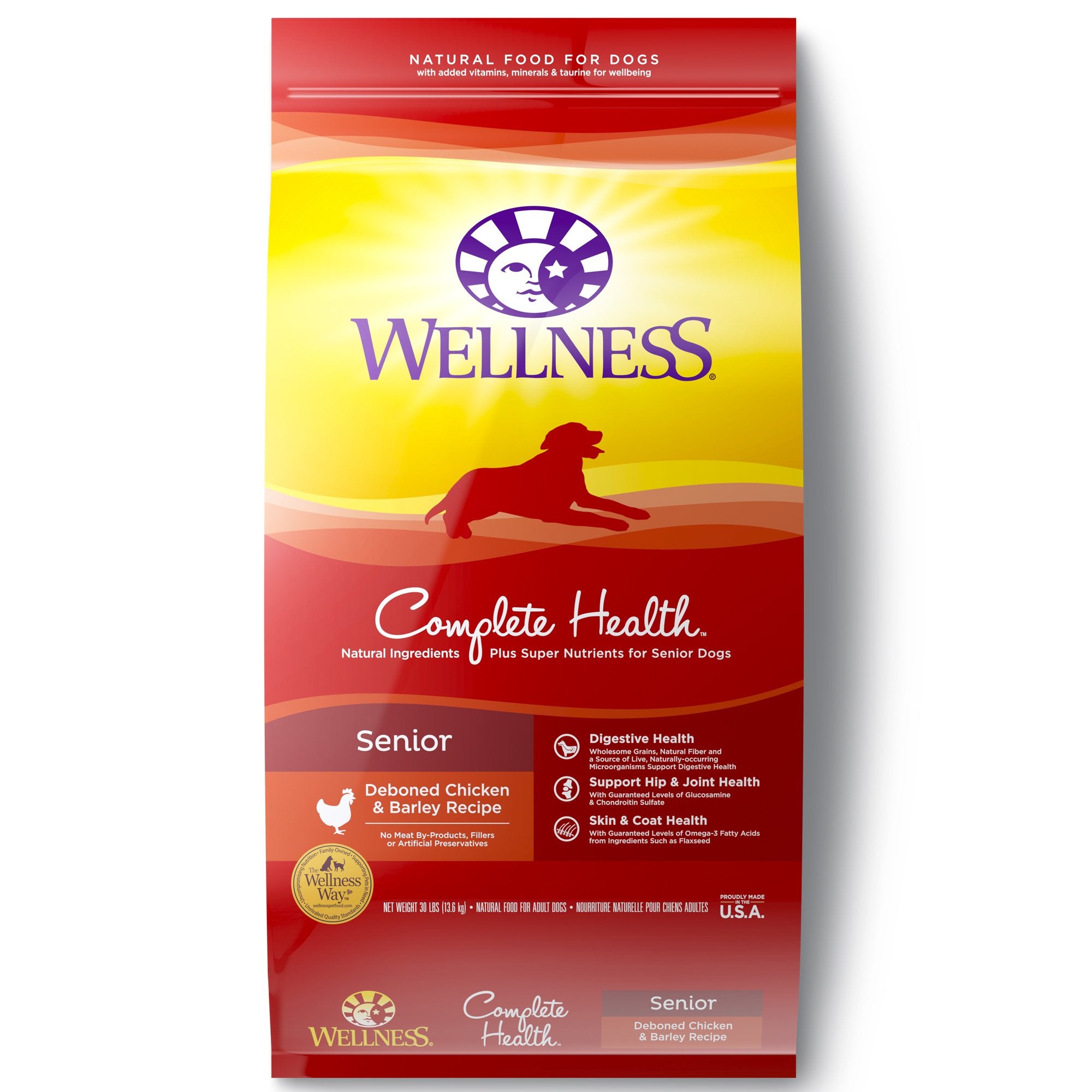 Wellness Complete Health Senior Chicken Dry Dog Food