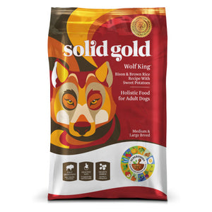 Solid Gold Wolf King Bison & Brown Rice with Sweet Potatoes Dry Dog Food