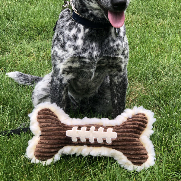 Huggle Hounds HuggleFleece® & Corduroy Pigskin Bone