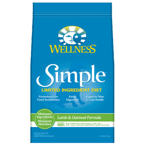 Wellness Simple Lamb & Oatmeal Dry Dog Food 