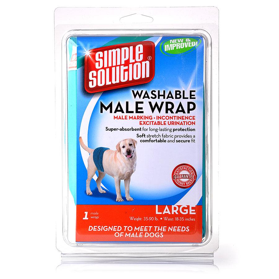 Simple Solution Diaper Garment Male Wrap Large